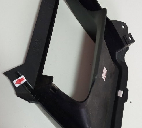 Carenagem L/dir Kawasaki Ninja 650 2016 Avaria 14951) Preto