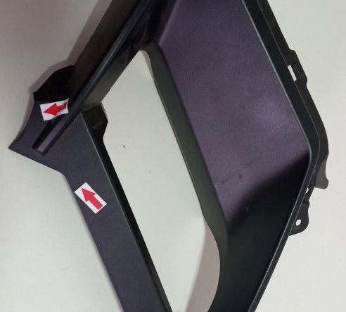 Carenagem L/dir Kawasaki Ninja 650 2016 Avaria 14951) Preto