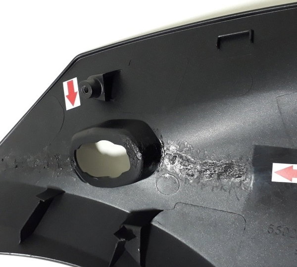 Carenagem Pisca Dir Kawasaki Versys 650 2023 Trinco 33812 Preto Fosco