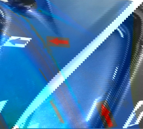 Acabamento Carenagem Lateral Superior Es S1000rr 15/19 24383 Azul