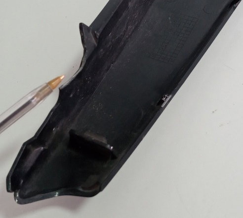 Rabeta L/e Kawasaki Er6n 2010/12 Original Quebrado (7628)