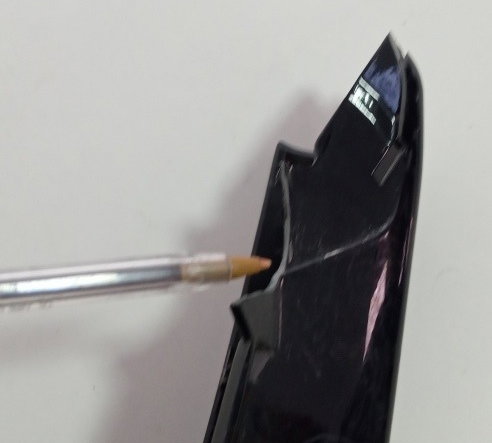 Rabeta L/e Kawasaki Er6n 2010/12 Original Quebrado (7628)