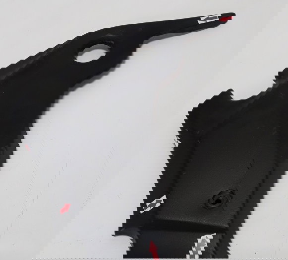 Acabamento Lat Chassi Esq Kawasaki Er6n 11/11 Trincado 37938 Preto