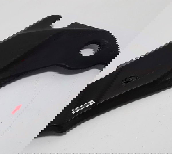 Acabamento Lat Chassi Esq Kawasaki Er6n 11/11 Trincado 37938 Preto