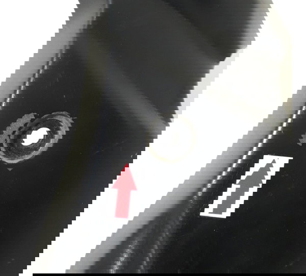 Acabamento Lateral Chassi Kawasaki Er6-n 10/11 L/e Ori 36352 Preto