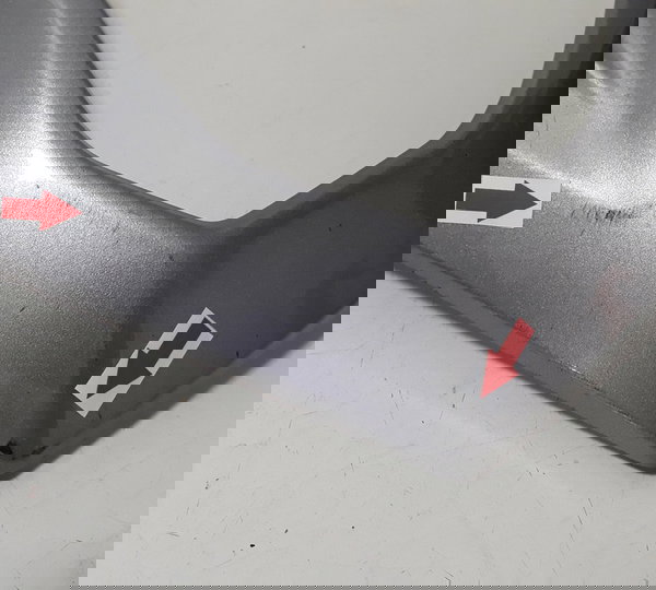 Carenagem Frontal Superior Honda Elite 125 Orig 48301 Prateado