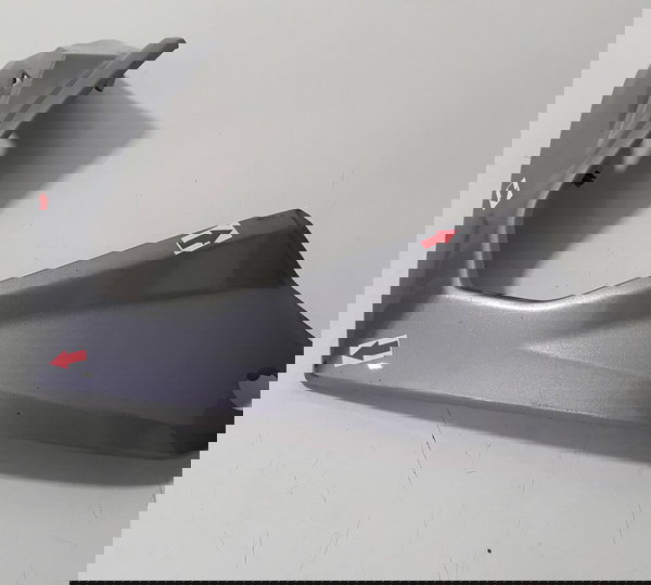 Carenagem Frontal Superior Honda Elite 125 Orig 48301 Prateado