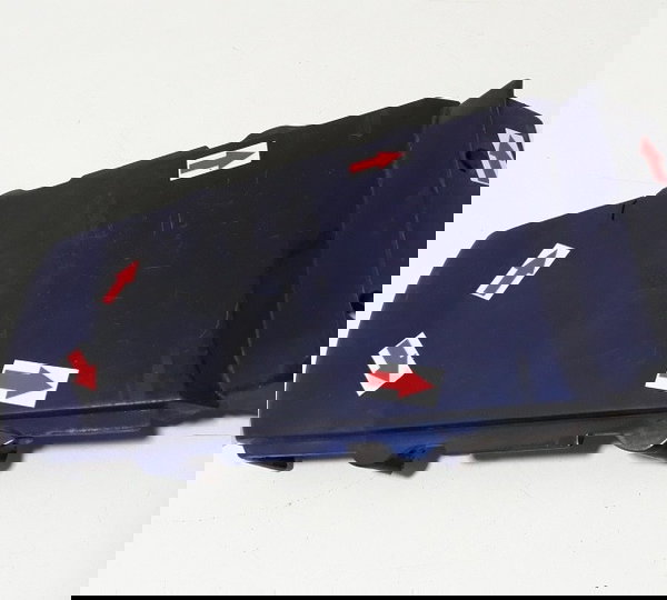 Junção Rabeta Central Honda Cg 150 05/08 Orig Quebrado 32633 Azul