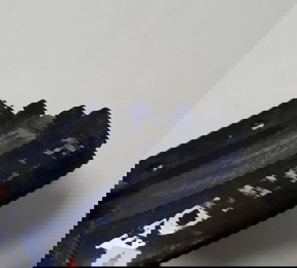 Junção Rabeta Central Honda Cg 150 05/08 Orig Quebrado 32633 Azul