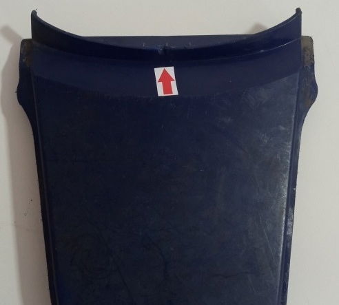 Junção Rabeta Central Honda Cg 125 09/10 Orig (avaria) 12702 Azul