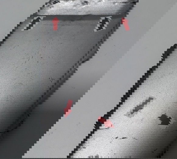 Junção Rabeta Central Honda Cg 150 05/08 Orig Quebrado 32632 Prateado