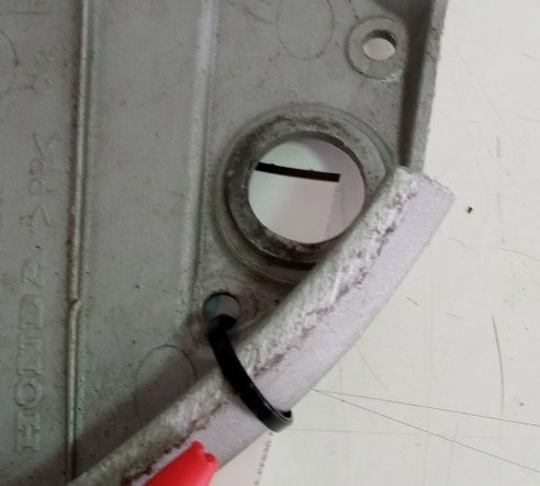 Rabeta Central Honda Xre 300 2009/16 P/ralados Origi (10177) Prateado