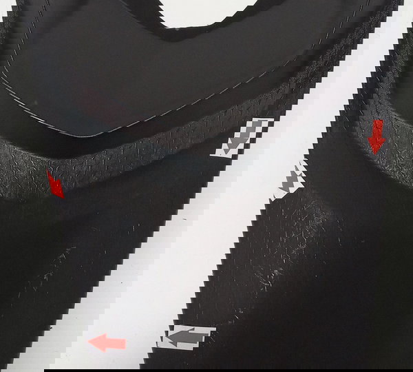 Acabamento Junção Superior Yamaha Neo 125 Orig Avaria 14138 Preto