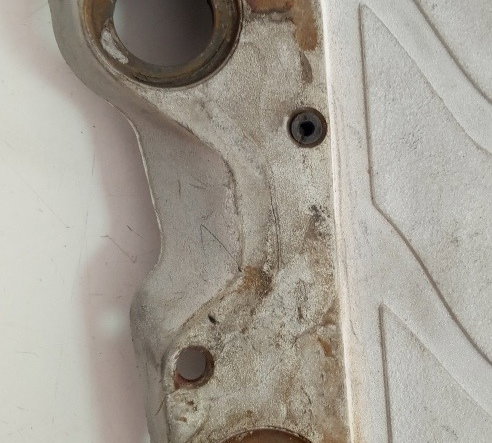 Junção Alça Traseira Honda Xre 300 2016 Original (6345) Prateado