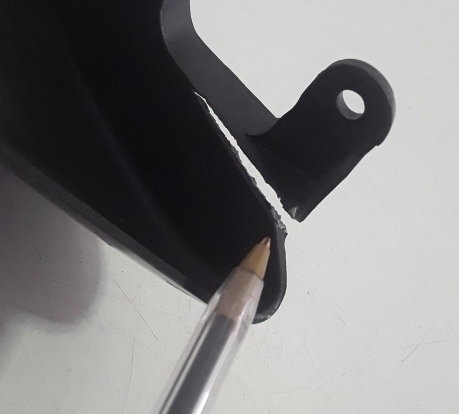 Acabamento Traseiro Inferior L/e Kawasaki Zx10 Origi (3701)