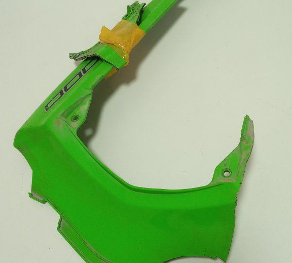 Carenagem Rabeta Kawasaki Zx-10r 14/14 Orig Quebrada 38008 Verde