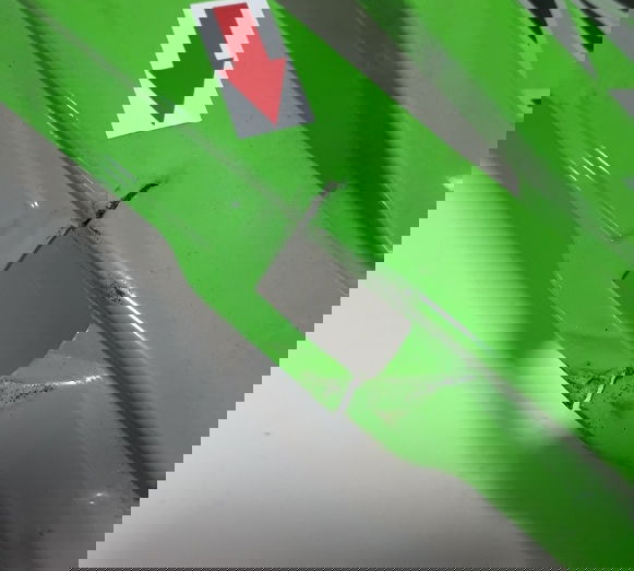 Carenagem Frontal Dir Kawasaki Zx-10r 14/14 Quebrada 38046 Verde