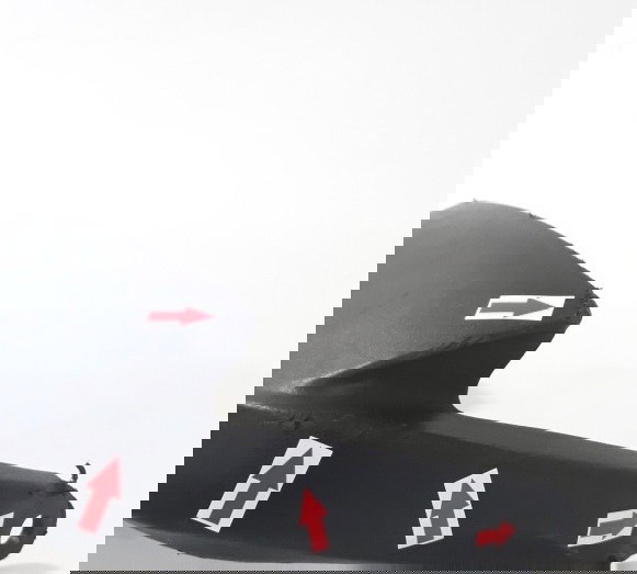 Protetor De Mão Bmw G650 Gs Ori Esq 24459 Preto