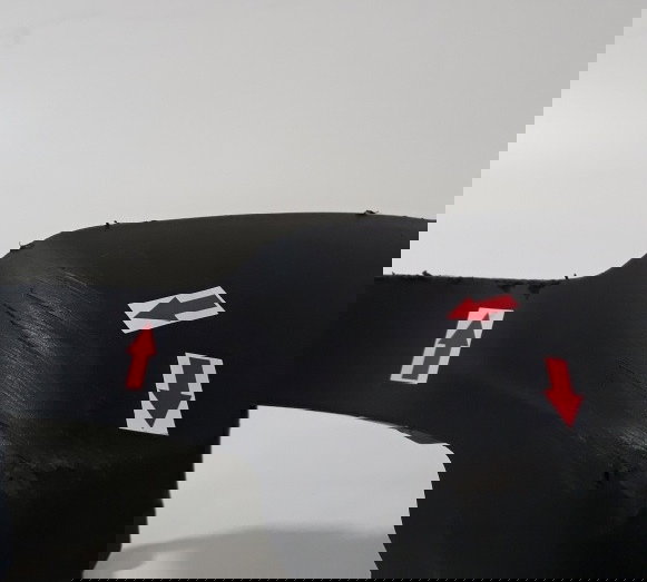 Protetor De Mão Bmw G650 Gs Ori Esq 24459 Preto