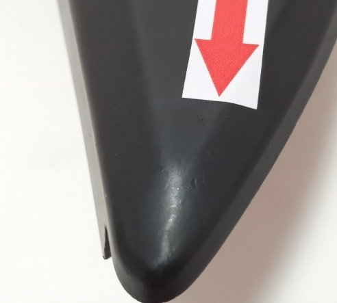 Carenagem Lateral Dir Honda Cg 150 Fan 10/12 Avaria 14133 Preto