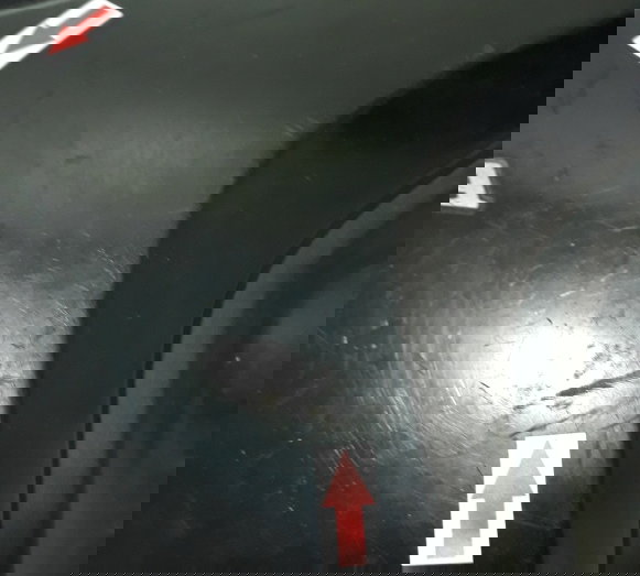 Tampa Lateral Dir Cg 150 Fan 09/13 Ori 35102 Avaria Preto