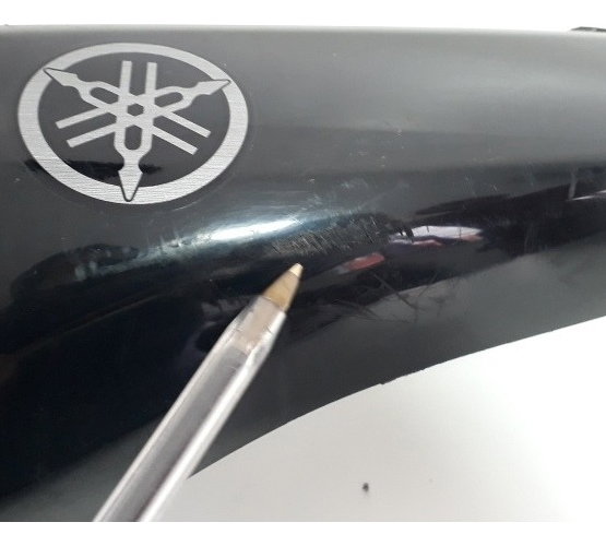 Carenagem Capa Tanque Esq Lander 250 2019 Avarias (11466) Preto