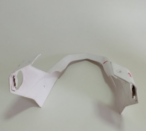 Carenagem Bico Frontal Yamaha Crosser 150 14/17 Avaria 13192 Branco