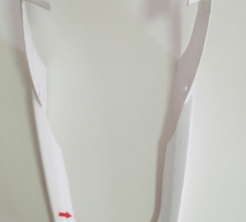 Carenagem Bico Frontal Yamaha Crosser 150 14/17 Avaria 13192 Branco