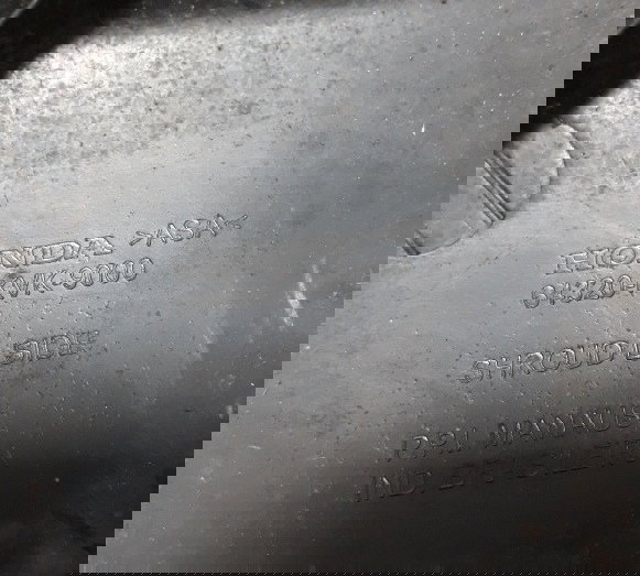 Carenagem Aba Do Tanque Cb 300 09/12 Ori 12068 Avaria Preto