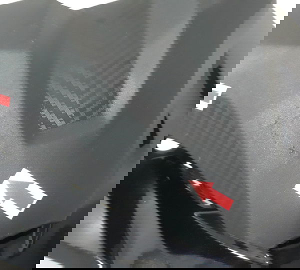 Carenagem Frontal Farol Honda Cb 500f 22/23 Orig 48245 Preto