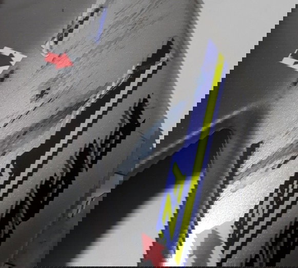 Carenagem Aba Tanque Esq Fazer 250 18/22 Ori 31460 Avaria Cinza