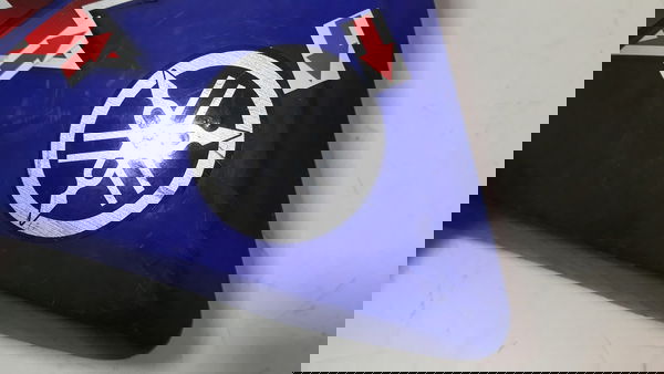 Carenagem Aba Tanque Xtz 125 L/e Orig Detalhes 46406 Azul