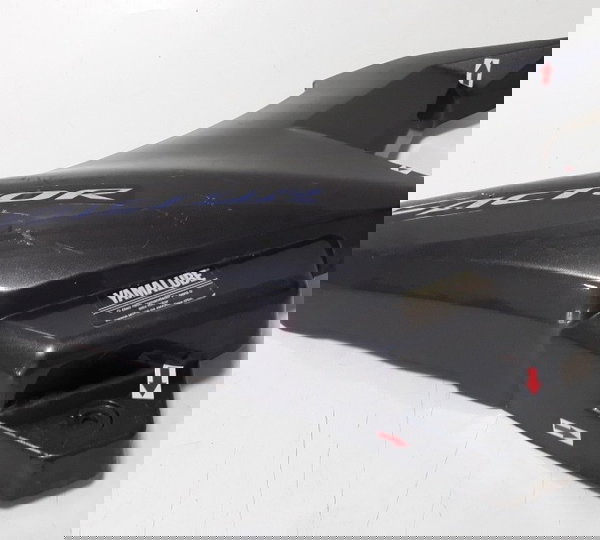 Carenagem Tampa Lateral Dir Factor 125 K 08/09 Avaria 21668 Cinza