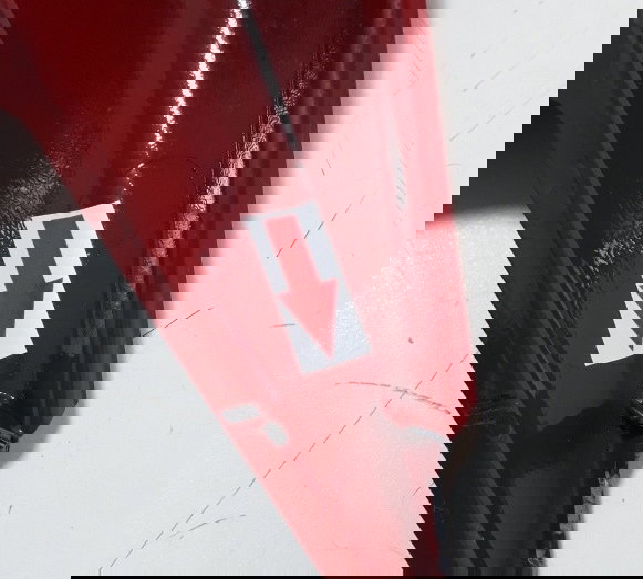 Carenagem Rabeta Honda Cb 300 L/d Original Avaria 15596 Vermelho