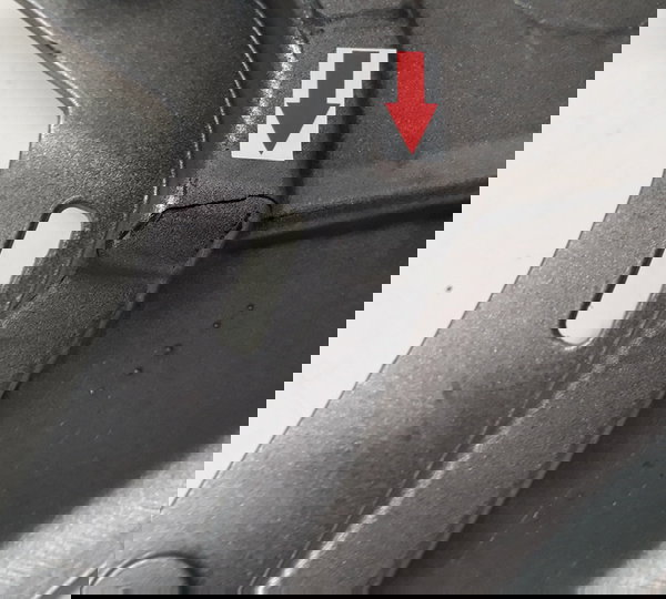 Carenagem Barra Seta Tenere 250 L/e Orig Avarias 46388 Prateado