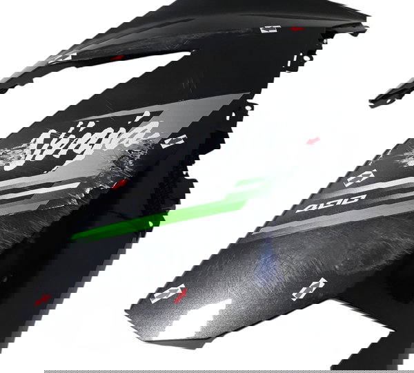 Carenagem Lateral Kawasaki Ninja 400 L/d Orig Detalhe 46426 Cinza-escuro