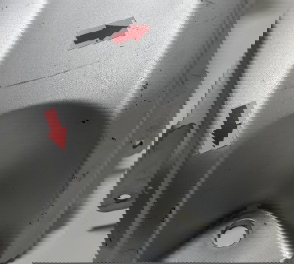 Carenagem Central Tanque Yamaha R3 16/19 Original 5218 Prateado