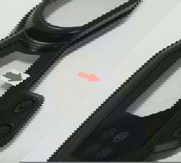 Carcaça Superior Painel Fazer 250 11/15 4 Luz Avaria 12359