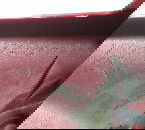 Carenagem Rabeta Esq Yamaha Ybr 125 Facto 09/10 Avaria 19329 Vermelho