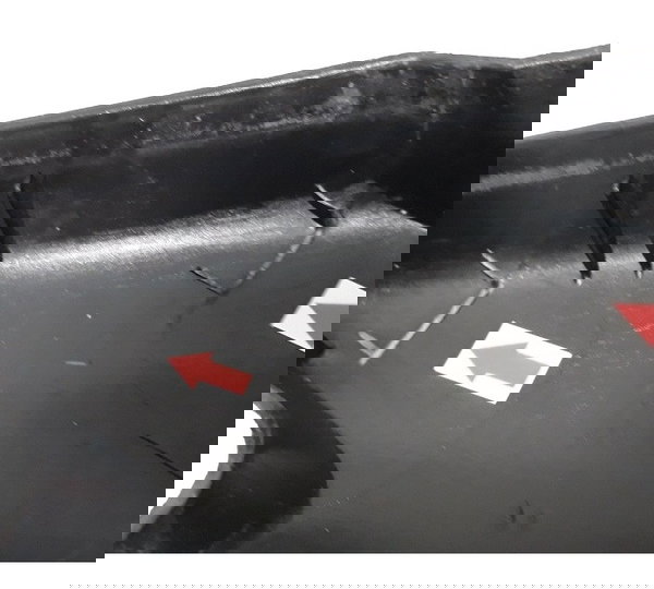 Carenagem Rabeta Esq Yamaha Ybr 125 00/08 Orig Avaria 25891 Preto