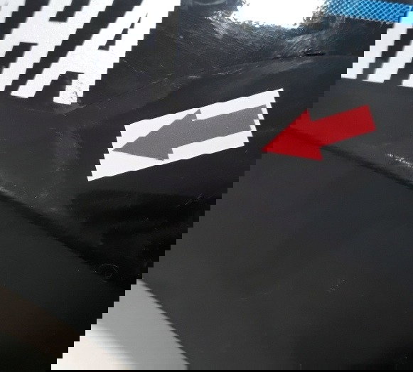 Carenagem Rabeta Dir Yamaha Factor 150 Ori 30264 Avaria Preto