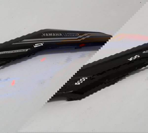 Carenagem Lateral Esq Yamaha Fazer 250 Orig Trincado 30380 Azul