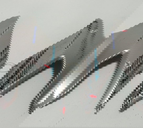 Carenagem Par Aba Tanque Yamaha Fazer 250 20 Avaria (15063) Prata