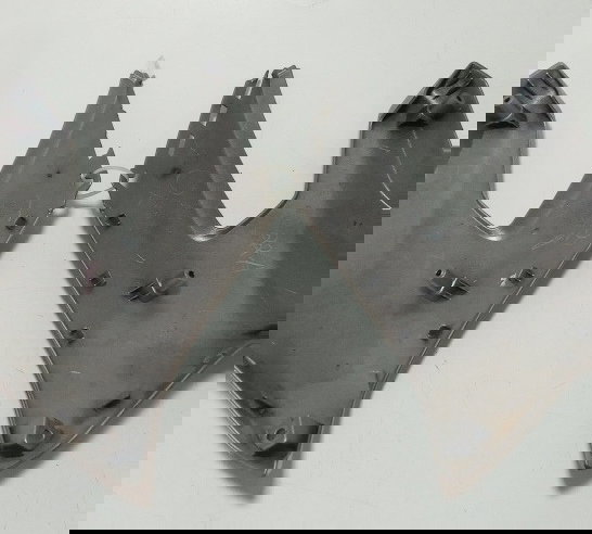 Carenagem Par Aba Tanque Yamaha Fazer 250 20 Avaria (15063) Prata