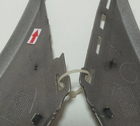 Carenagem Par Aba Tanque Yamaha Fazer 250 20 Avaria (15063) Prata