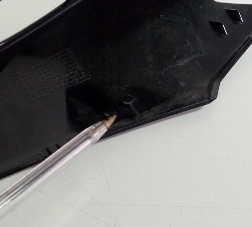 Rabeta L/d Yamaha Fazer 250 2018/20 Atenção (9755) Preto