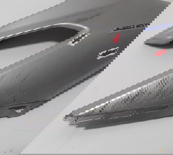 Carenagem Aba Tanque Esq Yamaha Fazer 250 18/21 Avaria 744 Prateado