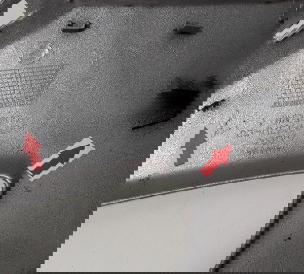 Carenagem Aba Tanque Esq Yamaha Fazer 250 18/21 Avaria 744 Prateado