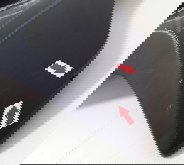 Carenagem Aba Tanque Esq Xre 300 09/12 Orig Quebrado 39301 Azul