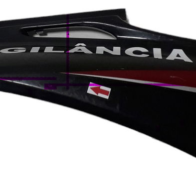 Carengaem Lateral Rabeta Bros 150 08/13 L/d Detalhe 46365 Preto